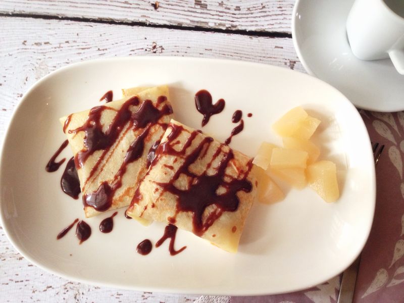 栗子乳酪可麗餅 Chestnut Ricotta Crêpes