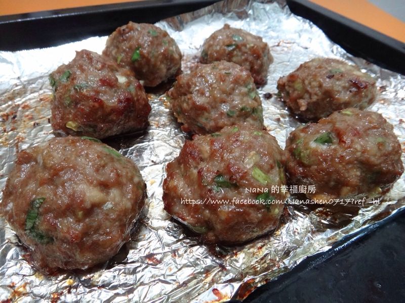 我的養生「烤」量作法【獅子頭肉餡】