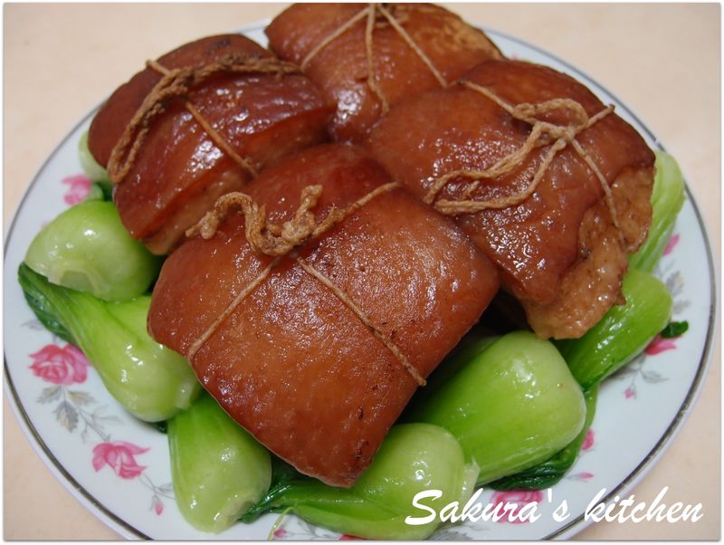 ♥我的手作年菜♥富貴東坡肉