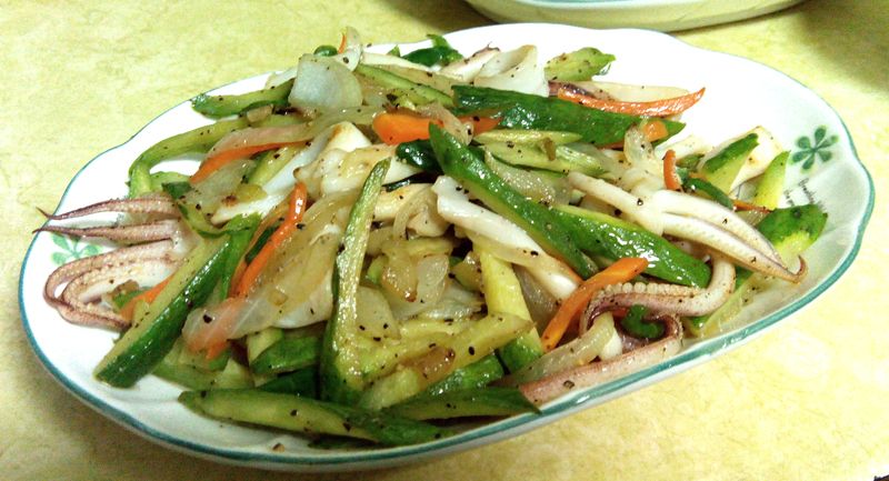 黑胡椒拌炒花枝 -淬釀年菜料理
