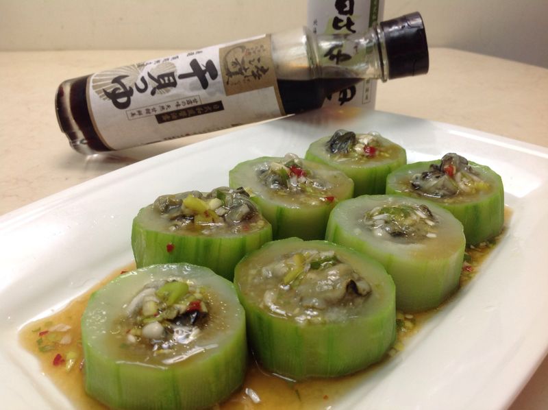 絲瓜蚵仔盅(淬釀年菜料理)