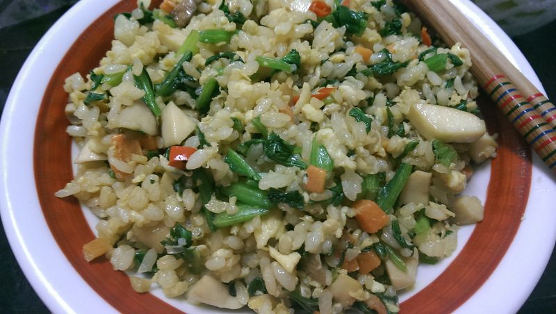 菠菜營養蛋炒飯