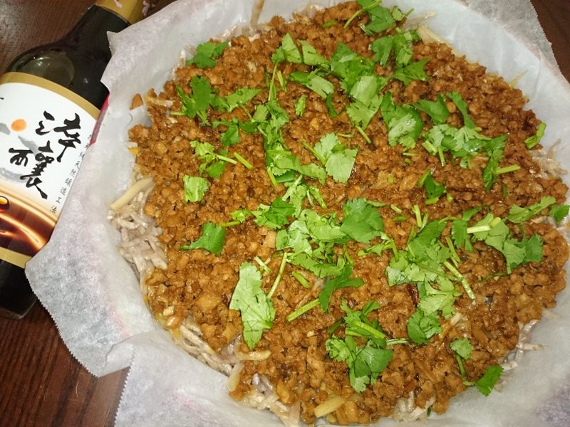 鮑菇芋粿~淬釀年菜料理