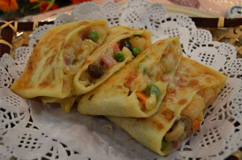 起司鮮蝦雜菜鍋餅
