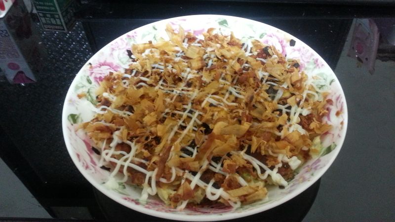 蔬菜玉米大阪燒