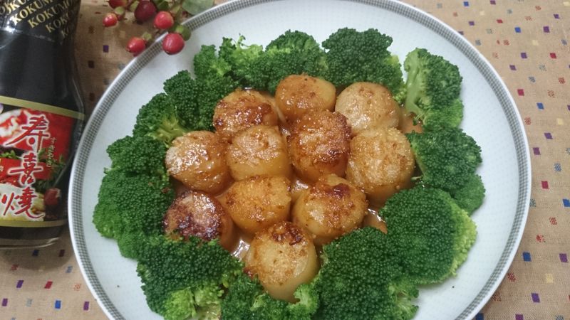 香煎干貝~[穀盛壽喜燒]