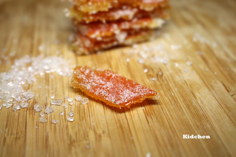 充份利用大吉大利:蜜漬橘皮