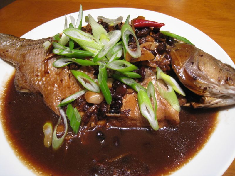 【粉豬兒】豆鼓鱸魚