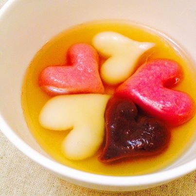 愛心造型湯圓【富發行創意料理】
