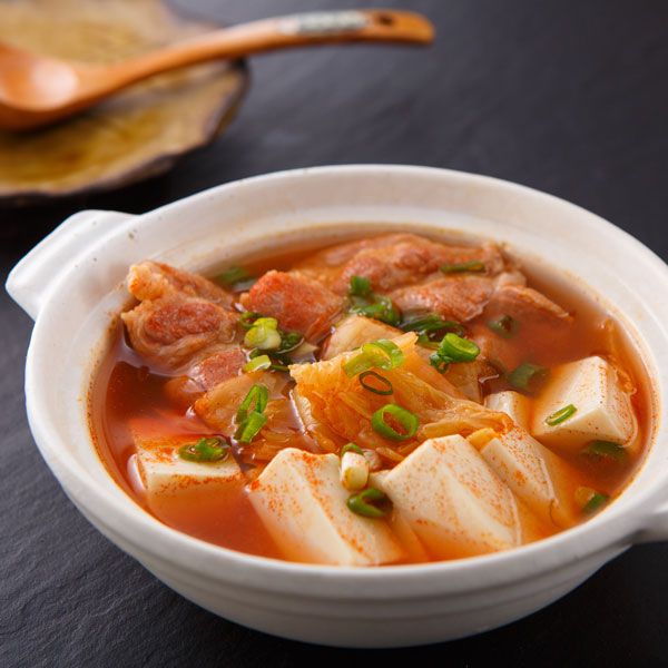 韓式泡菜豆腐鍋(免用油法)