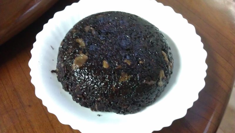 紫米桂圓糕