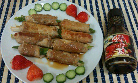 蔥燒豬肉捲【穀盛壽喜燒】