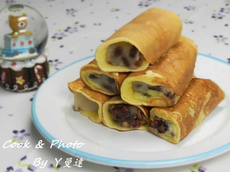 鬆餅年糕捲