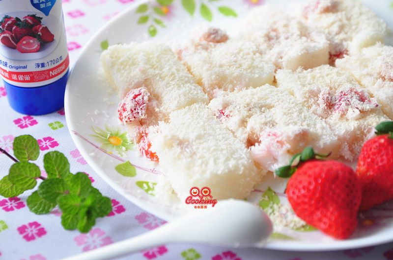 草莓雪花糕【草莓就愛鷹牌煉奶】