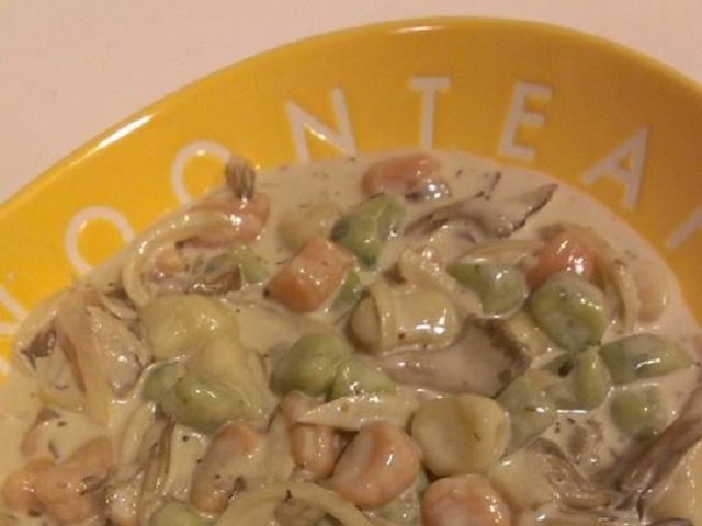 奶醬義式三色麵疙瘩