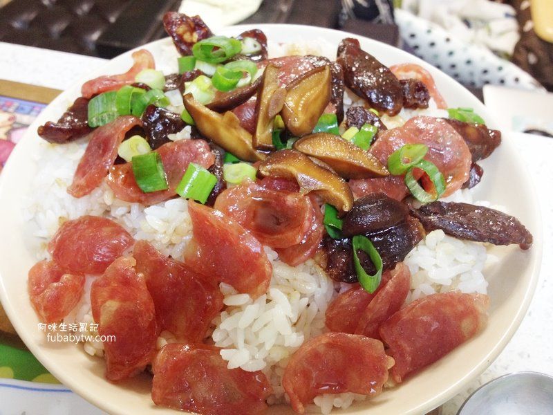 簡易臘腸飯