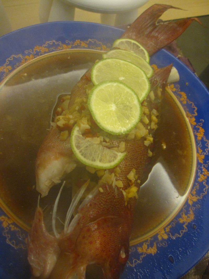 清蒸檸檬魚