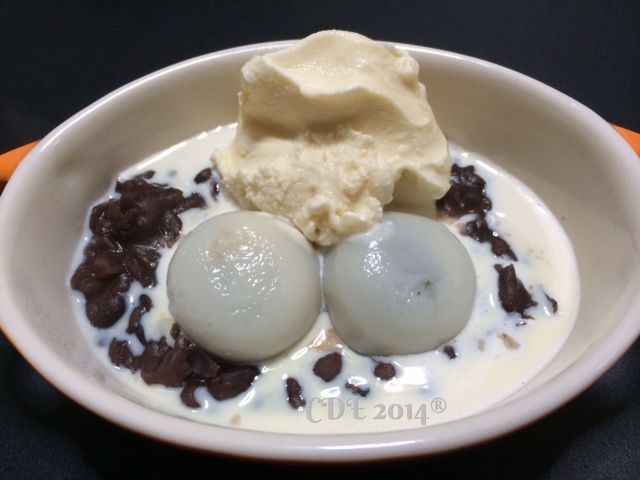 CDE之蜜紅豆湯圓配香草冰淇淋