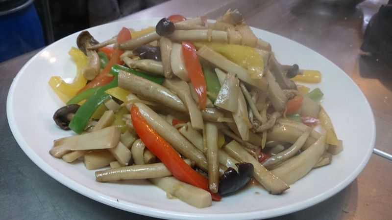 素食料理♥ 鮮 炒 雙 菇