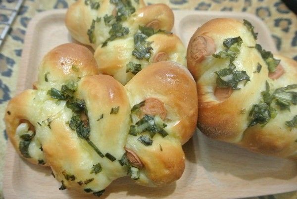 蔥花熱狗麵包【烘焙展食譜募集】