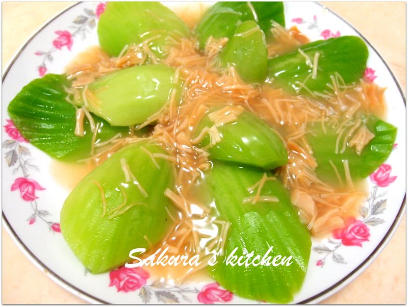 ♥我的手作料理♥干貝芥菜