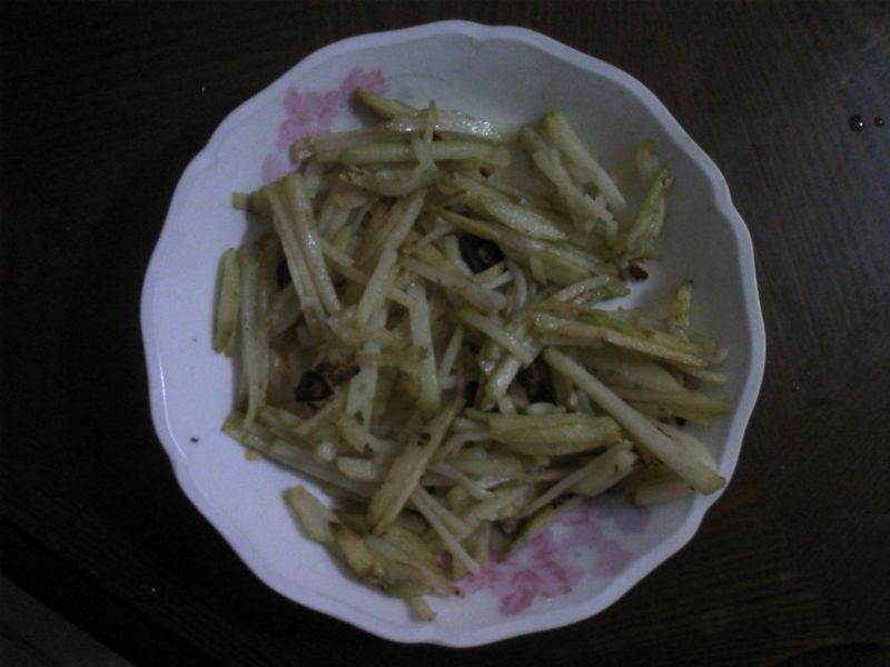 香蒜炒土豆絲