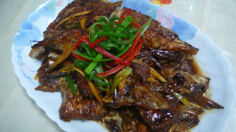 lanni 乾燒魚下巴