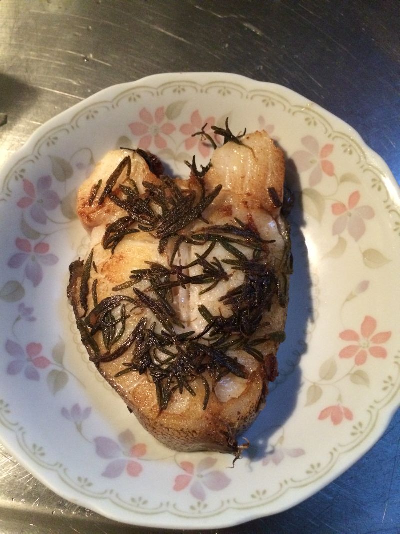迷迭香煎鱈魚