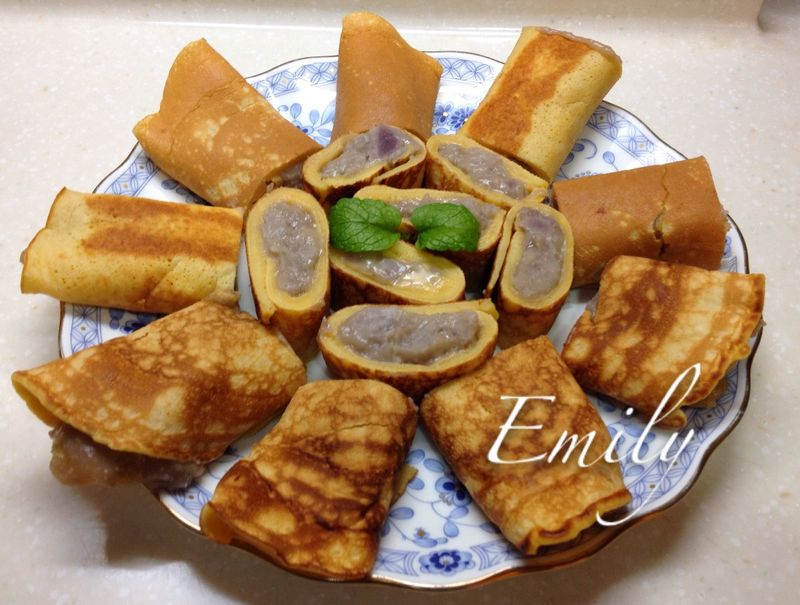爆漿芋泥捲