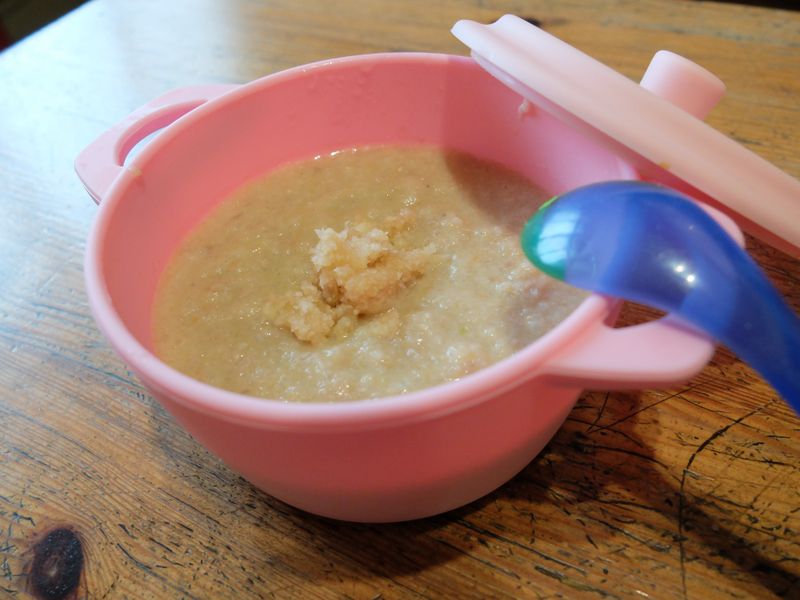 【桃子♥寶寶副食品】蓮藕蘋果粥。8M