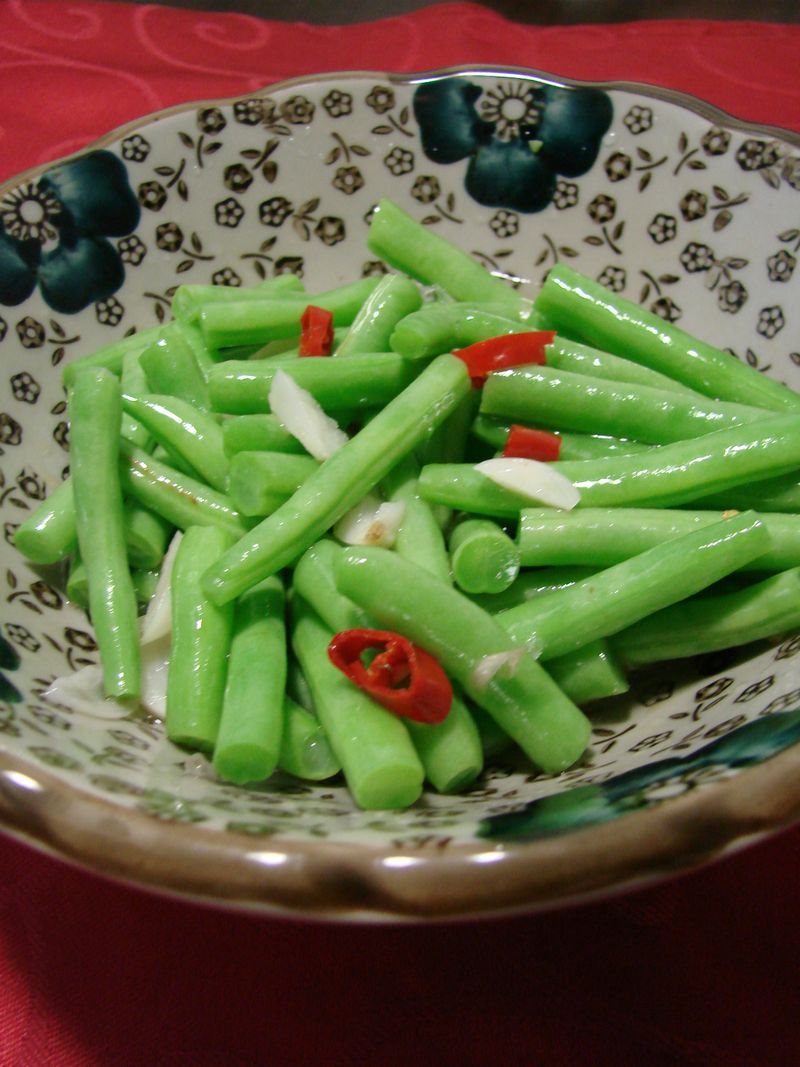 ~蒜味四季豆~