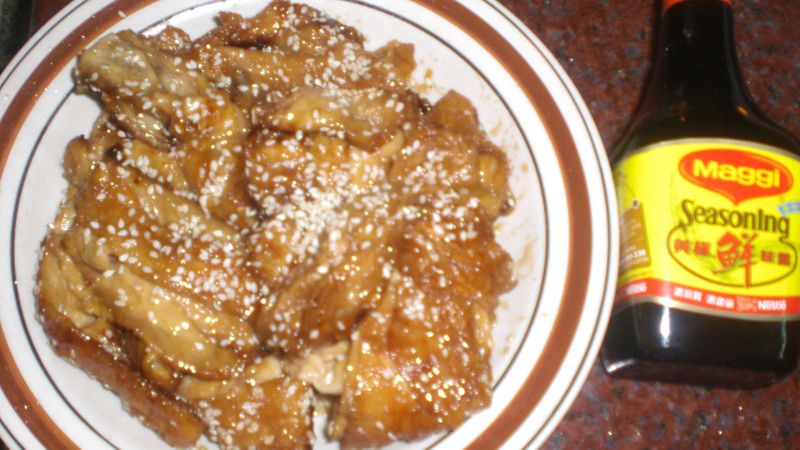照燒豆包 美極鮮味露