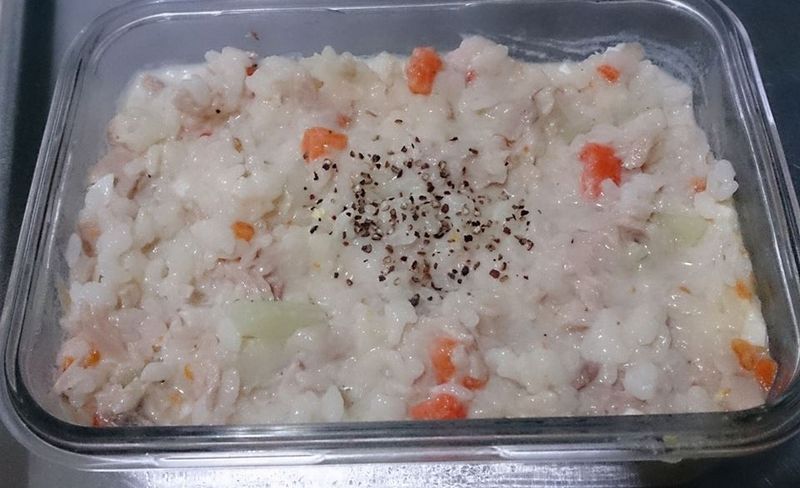 無油煙馬鈴薯鮪魚燉飯 (電鍋版)