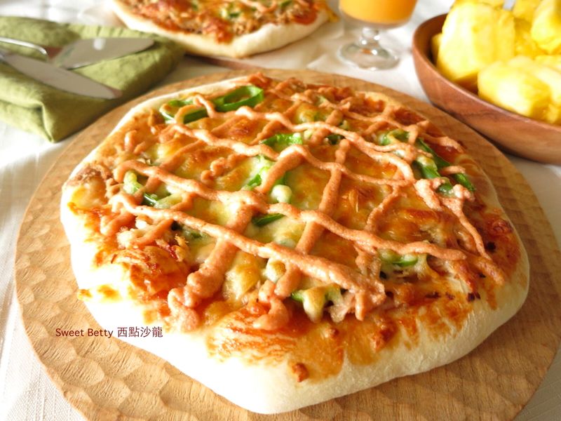 明太子鮪魚比薩pizza