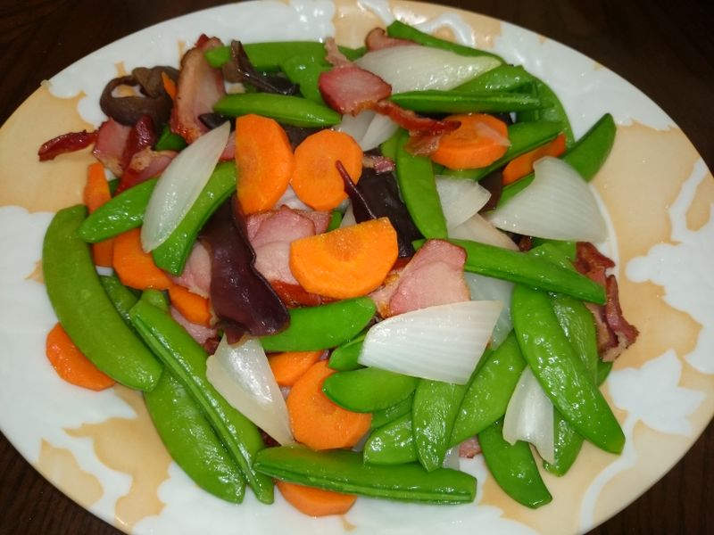 甜豆炒臘肉