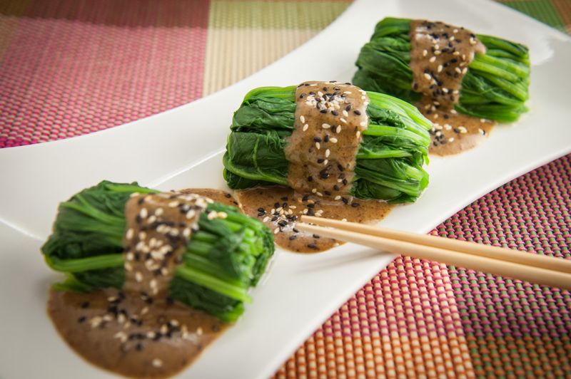 菠菜佐堅果醬