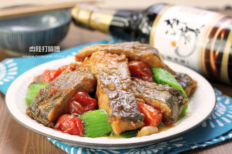 蕃茄啤酒燒鮸魚*淬釀節氣食譜