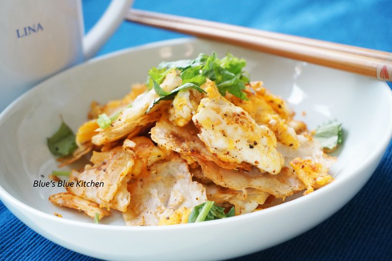 蔥油派餅炒蛋