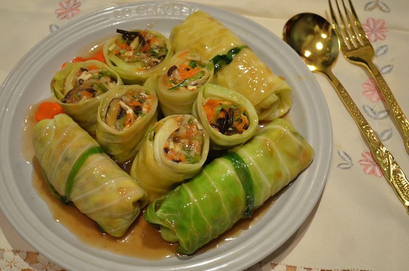 高麗菜素捲