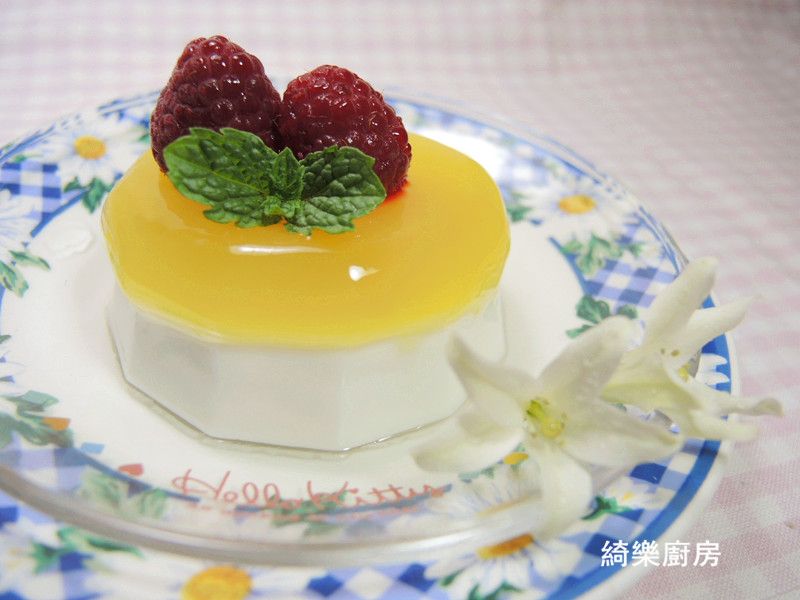 柳橙椰奶凍
