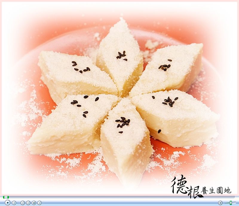 豆奶雪花糕