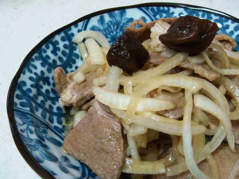 涼拌梅汁肉片