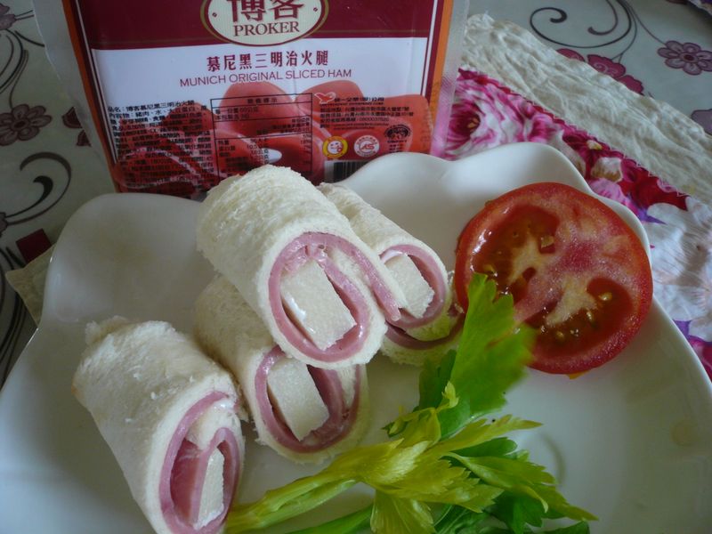 早午輕食筍土司─博客火腿