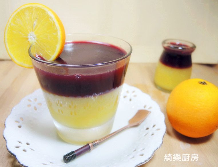 柳橙桑椹果凍