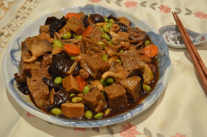素什錦烤麩