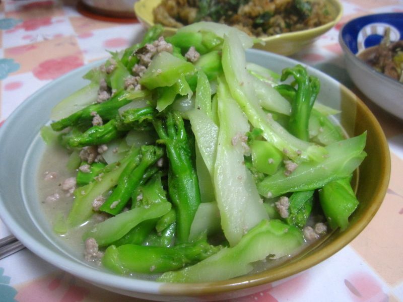 肉末娃娃菜