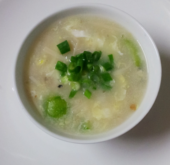 絲瓜瘦肉粥