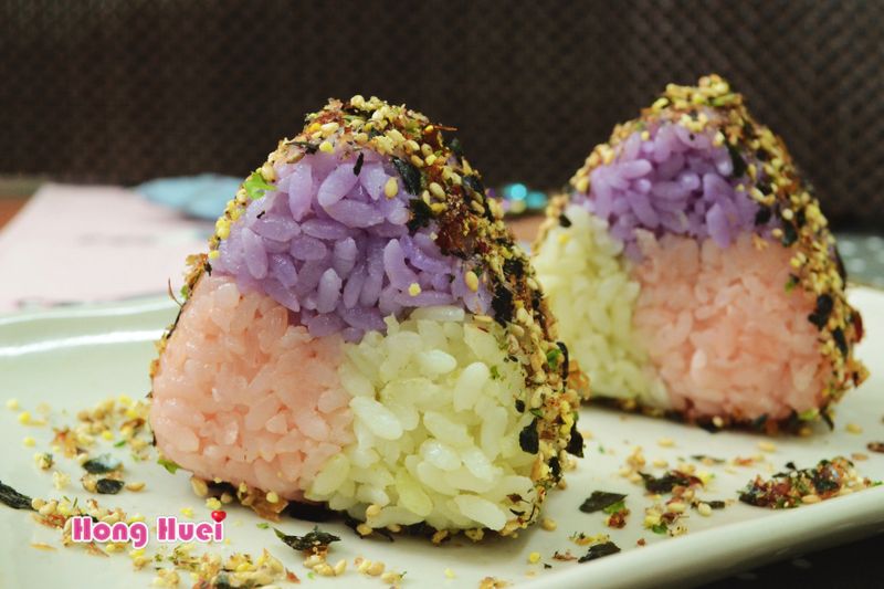 彩米三角飯糰