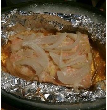 醬油鮭魚