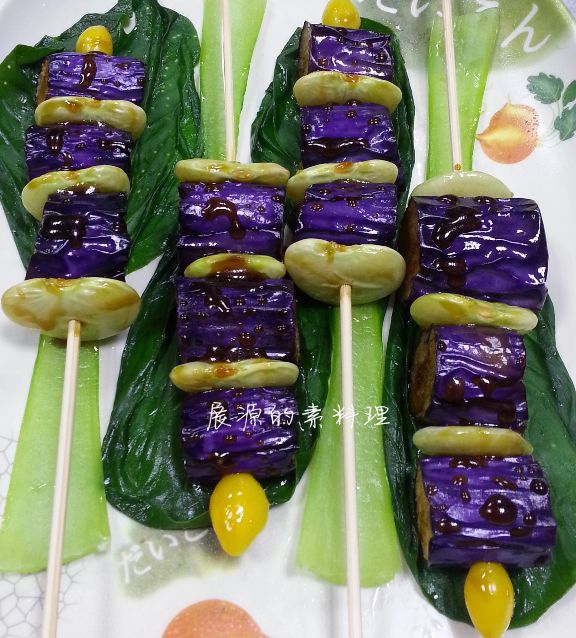豆豆烤茄串